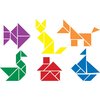 Barker Creek Learning Magnets® - Kidshapes™ Tangrams, 42 Magnetic pieces/Package 2305
